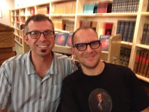 Cory and I at his booksigning.